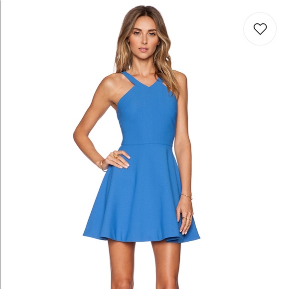 Elizabeth and James Blue Mini Dress - Picture 1 of 4